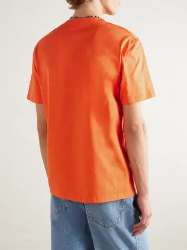 Loewe Logo-Embroidered Cotton-Jersey T-Shirt - Men | Thumbnail 3 Loewe Logo-Embroidered Cotton-Jersey T-Shirt - Men | Thumbnail 3