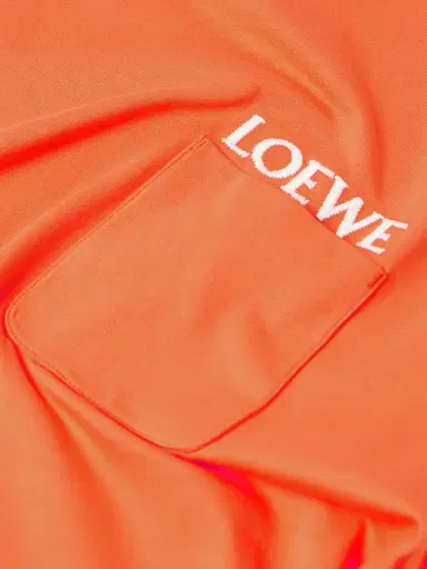 Loewe Logo-Embroidered Cotton-Jersey T-Shirt - Men | Thumbnail 4 Loewe Logo-Embroidered Cotton-Jersey T-Shirt - Men | Thumbnail 4