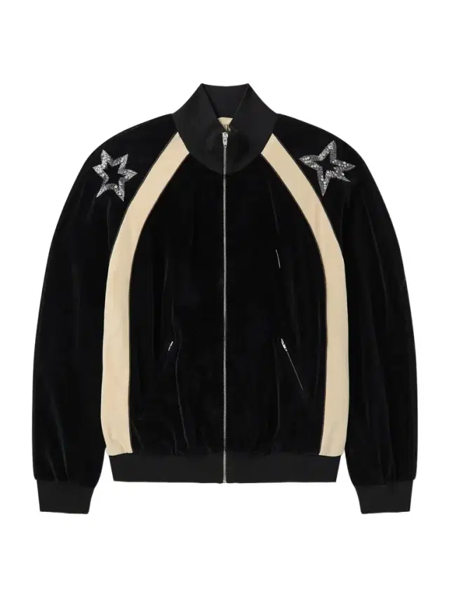 Beaded Crystal-Embellished Cotton-Blend Velour Track Jacket - Men