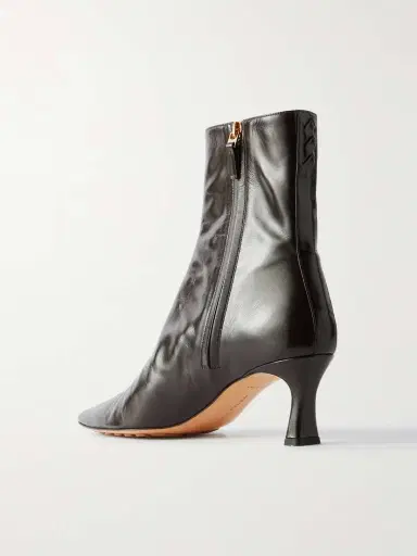 Bottega Veneta Sofia Glossed-leather Ankle Boots | Thumbnail 3 Bottega Veneta Sofia Glossed-leather Ankle Boots | Thumbnail 3