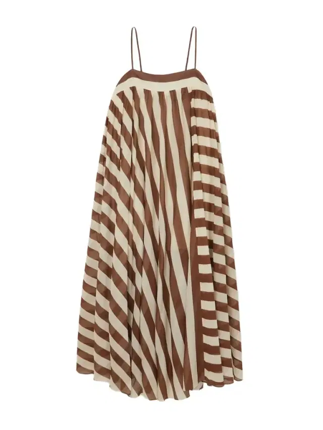 Daylight Striped Cotton Maxi Dress