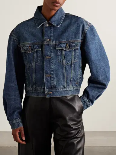 Frame The Curve Denim Jacket | Thumbnail 3 Frame The Curve Denim Jacket | Thumbnail 3
