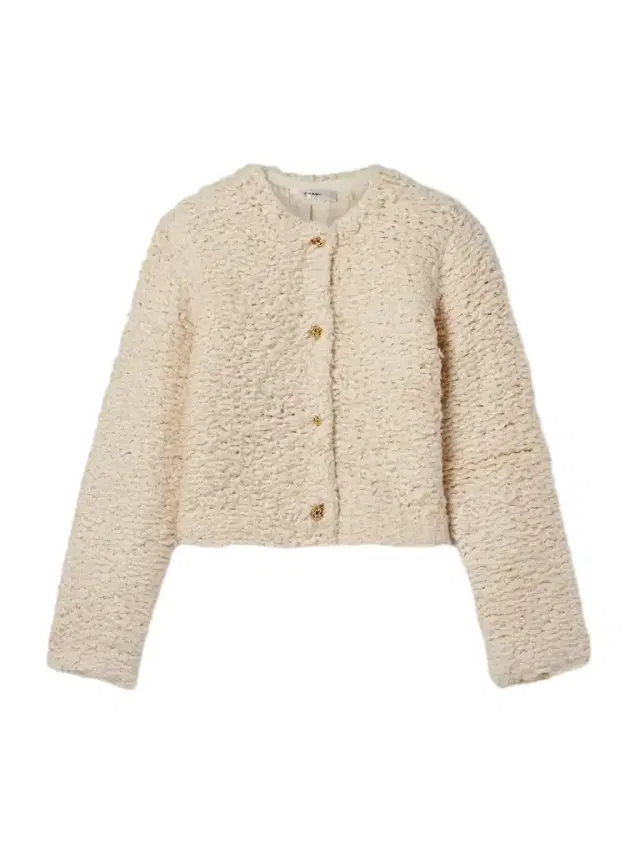 The Shag Cropped Knitted Cardigan