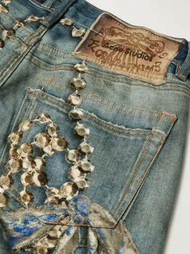 Acne Studios Trompe L'oeil Printed High-rise Wide-leg Jeans | Thumbnail 12 Acne Studios Trompe L'oeil Printed High-rise Wide-leg Jeans | Thumbnail 12