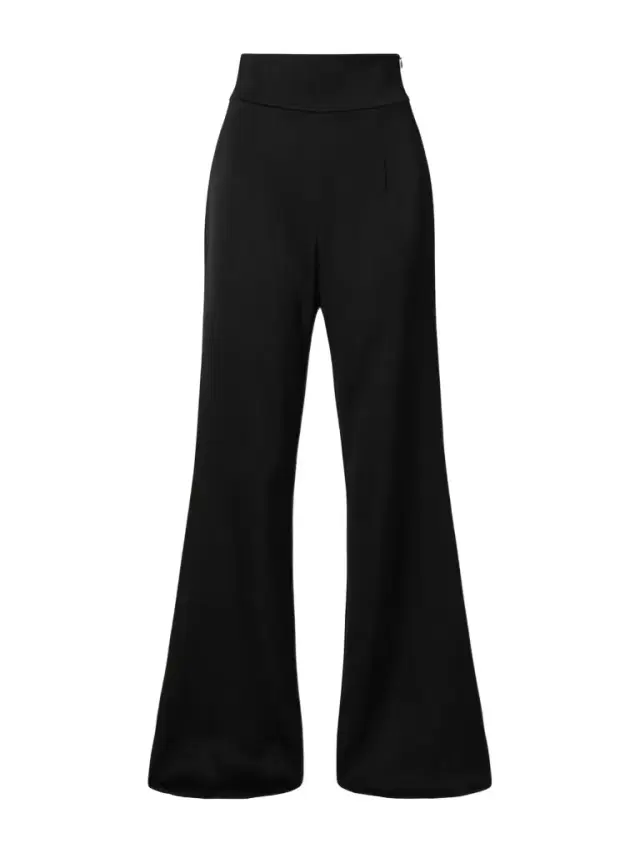 Satin Flared Pants