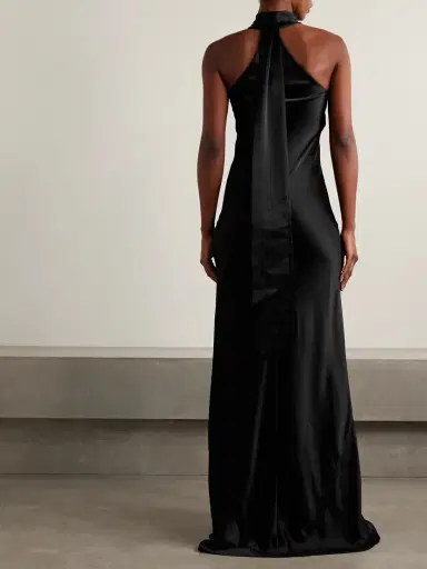 Galvan Pandora Satin Gown | Thumbnail 3 Galvan Pandora Satin Gown | Thumbnail 3
