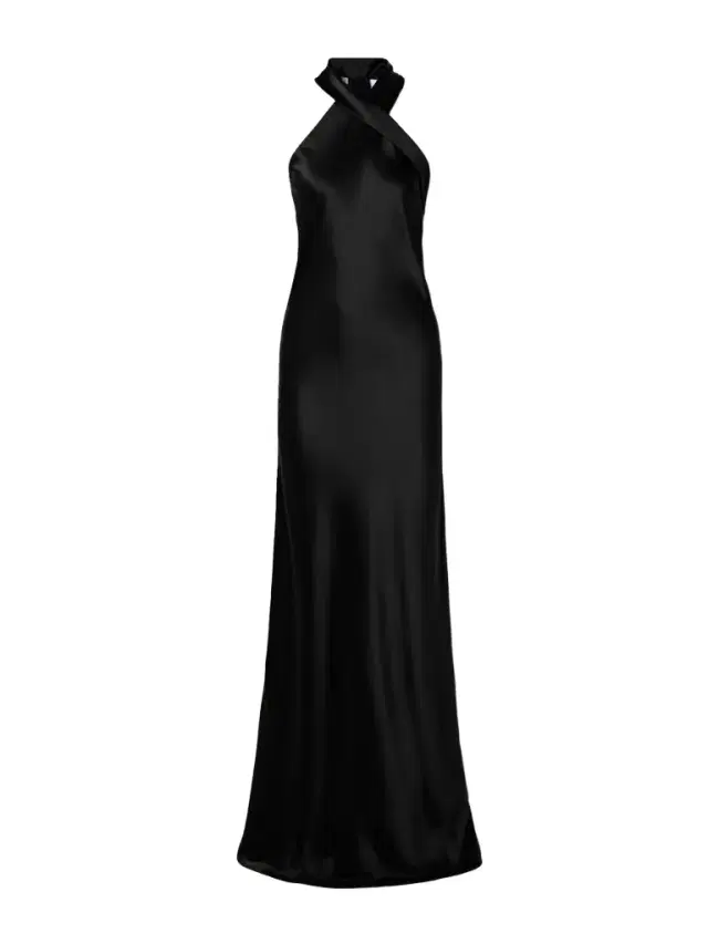 Galvan Pandora Satin Gown