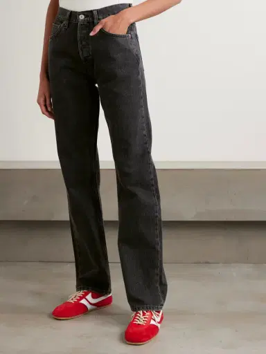RE/DONE 90s High-rise Straight-leg Organic And Recycled Jeans | Thumbnail 3