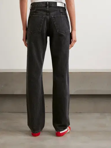 RE/DONE 90s High-rise Straight-leg Organic And Recycled Jeans | Thumbnail 4