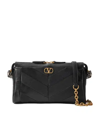 Valentino Garavani Panthea Paneled Leather Shoulder Bag | Thumbnail 1 Valentino Garavani Panthea Paneled Leather Shoulder Bag | Thumbnail 1
