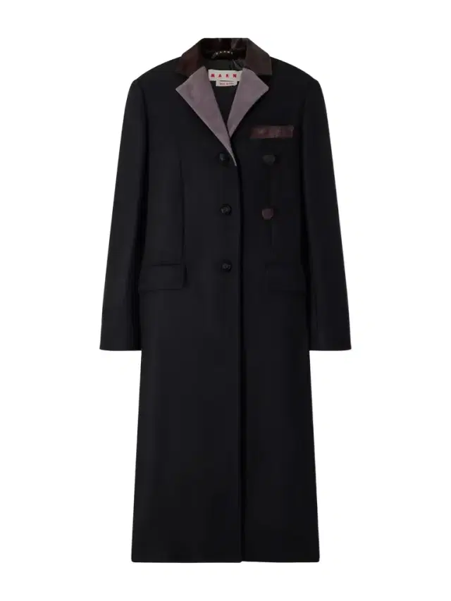 Embroidered Calf Hair And Suede-trimmed Wool Coat
