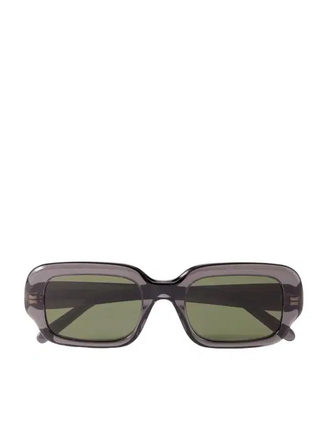 Oversized Rectangle-frame Acetate Sunglasses