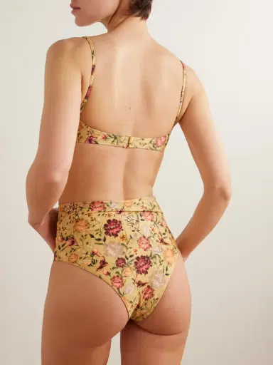 Agua by Agua Bendita Magenta Paramo Floral-print Recycled Bikini Briefs | Thumbnail 3 Agua by Agua Bendita Magenta Paramo Floral-print Recycled Bikini Briefs | Thumbnail 3