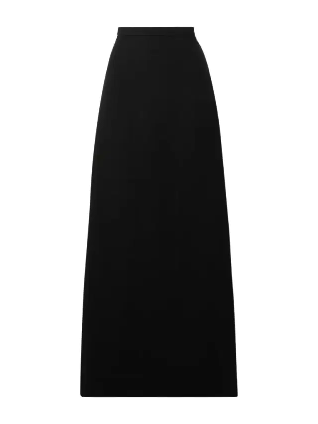 Silk-cady Maxi Skirt