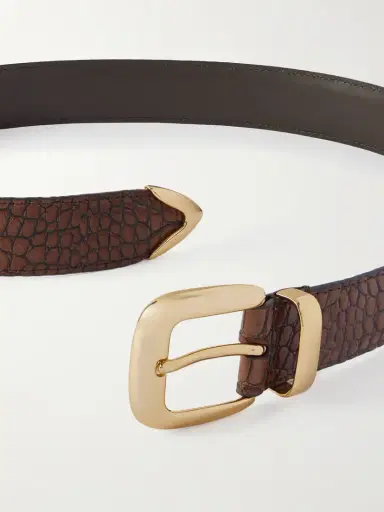 Anderson's Croc-effect Leather Belt | Thumbnail 3