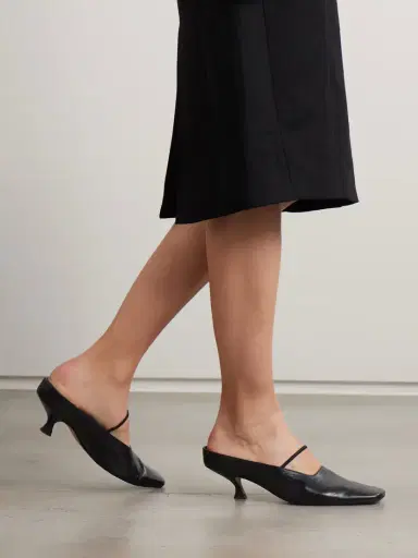 Calvin Klein Collection Anna Convertible Leather Mules | Thumbnail 5