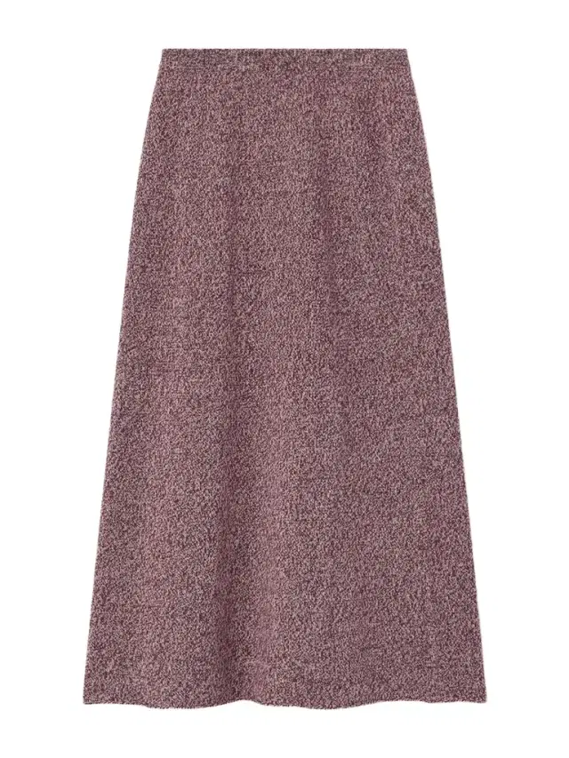 Marl Cashmere Midi Skirt
