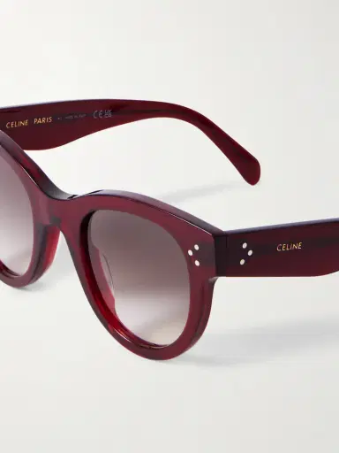 CELINE Eyewear Round-frame Acetate Sunglasses | Thumbnail 4