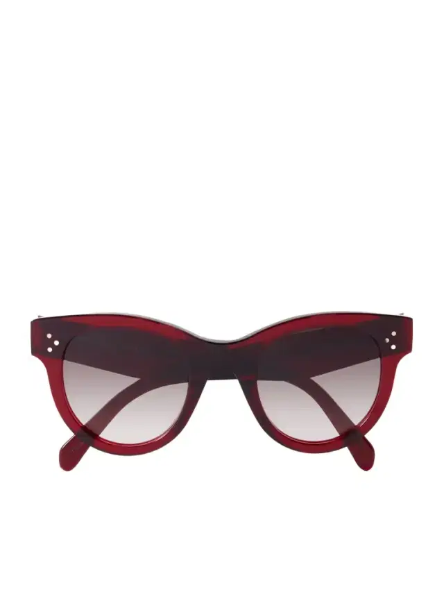 Round-frame Acetate Sunglasses