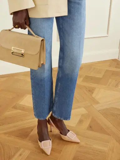 Manolo Blahnik Mayslibi 70 Lizard-effect Leather Slingback Pumps | Thumbnail 2 Manolo Blahnik Mayslibi 70 Lizard-effect Leather Slingback Pumps | Thumbnail 2