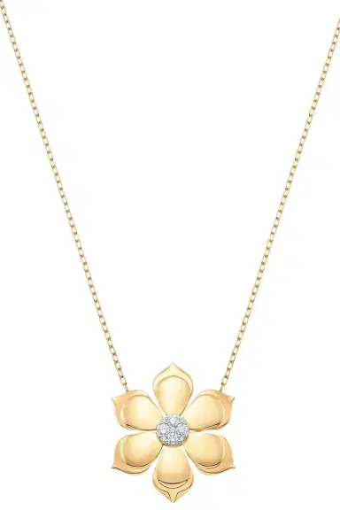 SARA WEINSTOCK Diamond Lierre Large Flower Necklace | Thumbnail 1