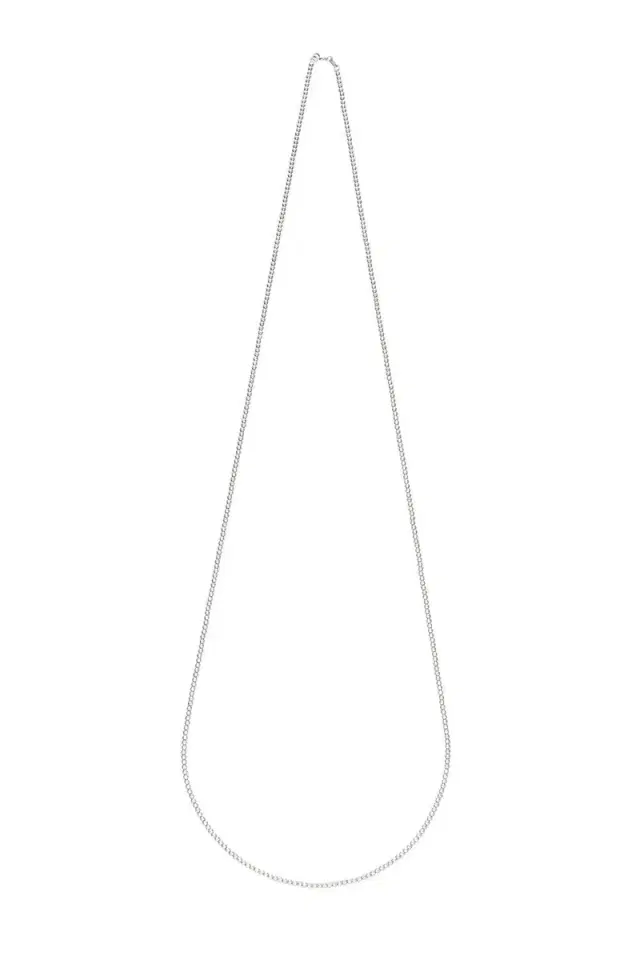 Discoball Necklace - White Gold