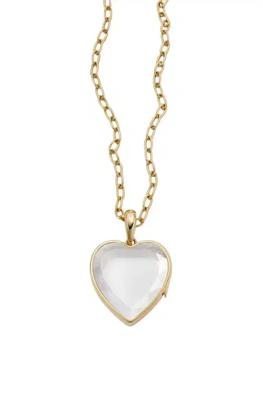 LOQUET Large Heart Locket Necklace | Thumbnail 1