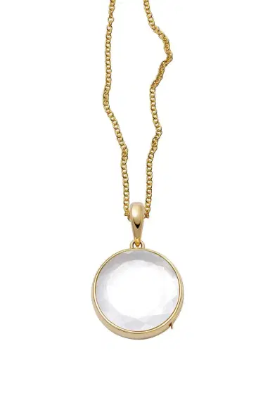 LOQUET Midi Round Locket Necklace | Thumbnail 1