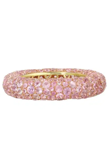Octavia Elizabeth Pink Sapphire Blossom Bubble Ring | Thumbnail 1
