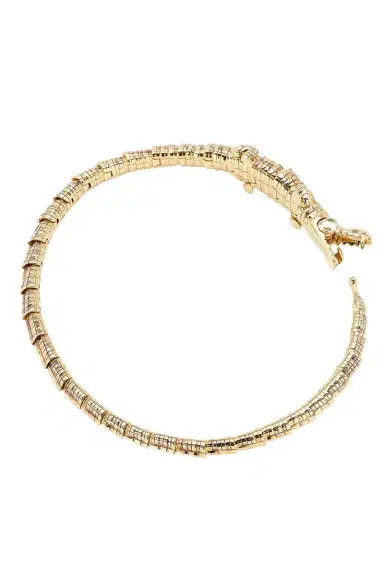 BIBI VAN DER VELDEN Thin Alligator Wrap Bracelet | Thumbnail 3 BIBI VAN DER VELDEN Thin Alligator Wrap Bracelet | Thumbnail 3