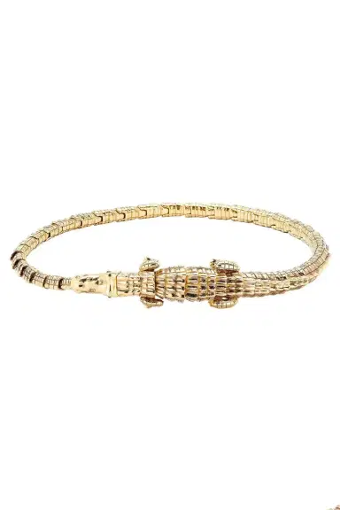 BIBI VAN DER VELDEN Thin Alligator Wrap Bracelet | Thumbnail 1 BIBI VAN DER VELDEN Thin Alligator Wrap Bracelet | Thumbnail 1