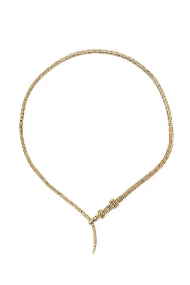 BIBI VAN DER VELDEN Thin alligator Wrap Necklace | Thumbnail 1 BIBI VAN DER VELDEN Thin alligator Wrap Necklace | Thumbnail 1