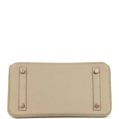 HERMÈS Hermes Birkin 25 Gris Tourterelle Togo Rose Gold Hardware | Thumbnail 6 HERMÈS Hermes Birkin 25 Gris Tourterelle Togo Rose Gold Hardware | Thumbnail 6