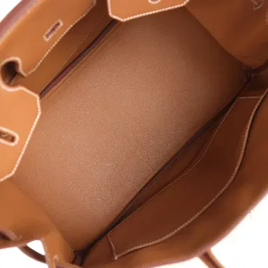 HERMÈS Hermes Birkin 35 Gold Togo Palladium Hardware | Thumbnail 8 HERMÈS Hermes Birkin 35 Gold Togo Palladium Hardware | Thumbnail 8