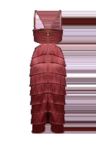 PatBo AMBER FRINGE MIDI DRESS | Thumbnail 5