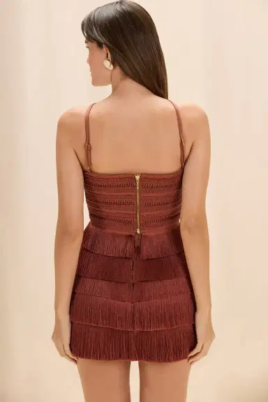 PatBo AMBER FRINGE TOP | Thumbnail 4