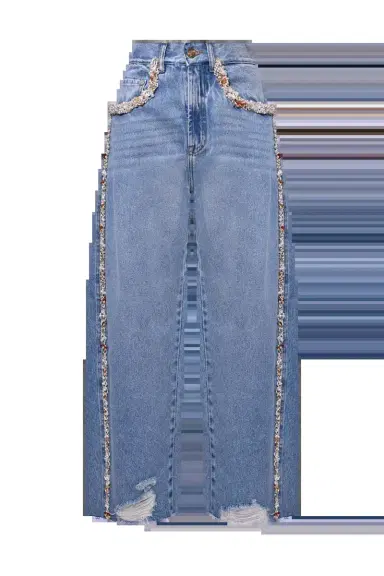 PatBo CAMILA COELHO BEADED DENIM PANT | Thumbnail 2 PatBo CAMILA COELHO BEADED DENIM PANT | Thumbnail 2