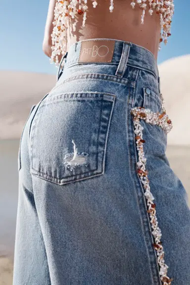 PatBo CAMILA COELHO BEADED DENIM PANT | Thumbnail 4 PatBo CAMILA COELHO BEADED DENIM PANT | Thumbnail 4