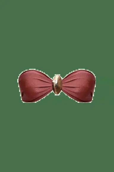 PatBo GOLDEN DUNE LYCRA SEASHELL BIKINI TOP | Thumbnail 2