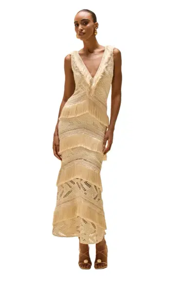 PatBo LYRA MESH MAXI DRESS | Thumbnail 1