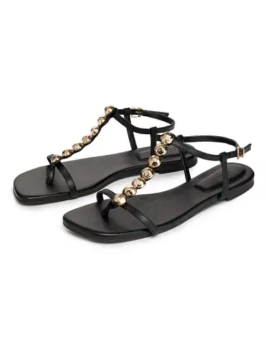 Simkhai Women's Amaya Studded Leather Sandals - Black - Size 11 | Thumbnail 2 Simkhai Women's Amaya Studded Leather Sandals - Black - Size 11 | Thumbnail 2
