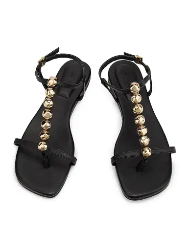 Simkhai Women's Amaya Studded Leather Sandals - Black - Size 11 | Thumbnail 4 Simkhai Women's Amaya Studded Leather Sandals - Black - Size 11 | Thumbnail 4