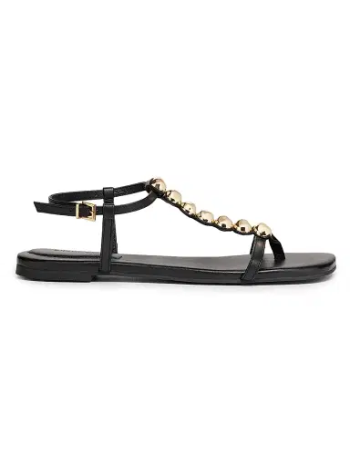 Simkhai Women's Amaya Studded Leather Sandals - Black - Size 11 | Thumbnail 1 Simkhai Women's Amaya Studded Leather Sandals - Black - Size 11 | Thumbnail 1