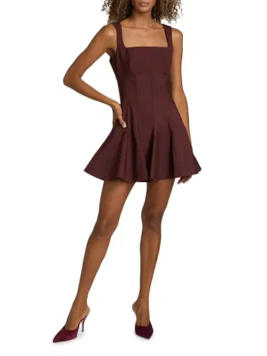 Simkhai Women's Emslie Stretch Cotton-Blend Sleeveless Minidress | Thumbnail 2 Simkhai Women's Emslie Stretch Cotton-Blend Sleeveless Minidress | Thumbnail 2