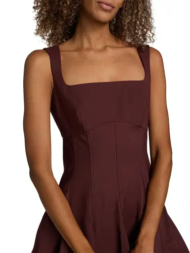 Simkhai Women's Emslie Stretch Cotton-Blend Sleeveless Minidress | Thumbnail 6 Simkhai Women's Emslie Stretch Cotton-Blend Sleeveless Minidress | Thumbnail 6