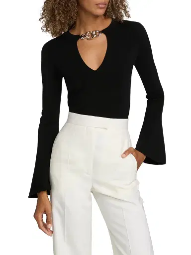 Simkhai Women's Evren Wool Sweater | Thumbnail 3 Simkhai Women's Evren Wool Sweater | Thumbnail 3