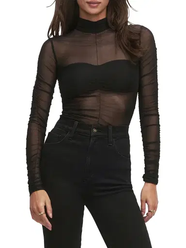 Favorite Daughter Women's The Love Language Sheer Top | Thumbnail 4