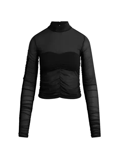 Favorite Daughter Women's The Love Language Sheer Top | Thumbnail 1