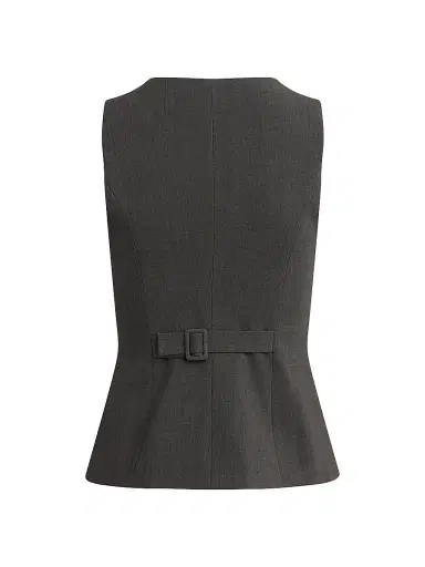 Favorite Daughter Women's The Jones Vest - Grey Suiting - Size XS | Thumbnail 3 Favorite Daughter Women's The Jones Vest - Grey Suiting - Size XS | Thumbnail 3