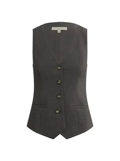 Favorite Daughter Women's The Jones Vest - Grey Suiting - Size XS | Thumbnail 1 Favorite Daughter Women's The Jones Vest - Grey Suiting - Size XS | Thumbnail 1